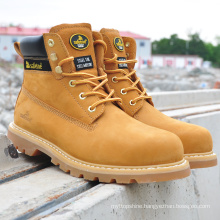ASNI Handmade Leather Men Safety Shoes, Steel Toe Work Boots for Industrial, Mining, Construction, Electric, Building etc
